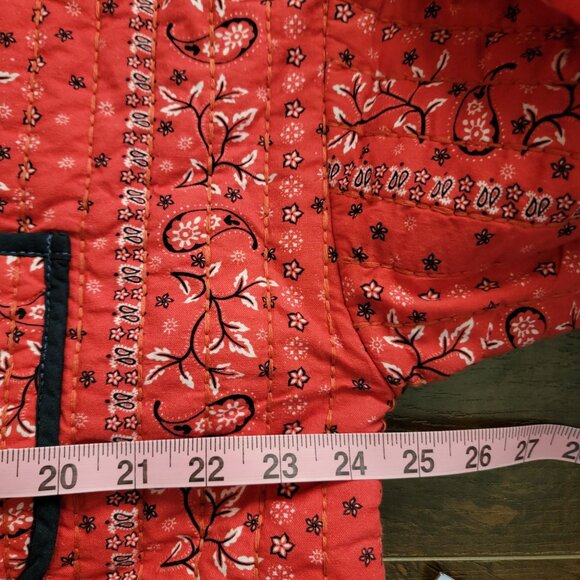 Free People Alexie Jacket Womens L Quilted Cottagecore Town & Country Heritage - Picture 8 of 8